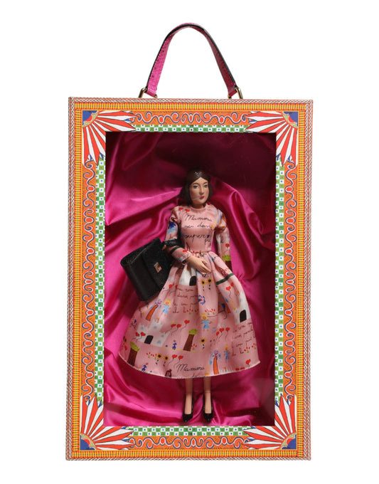 Pink Dress Ceramic Porcelain Fashion Leather Sicily Dolls