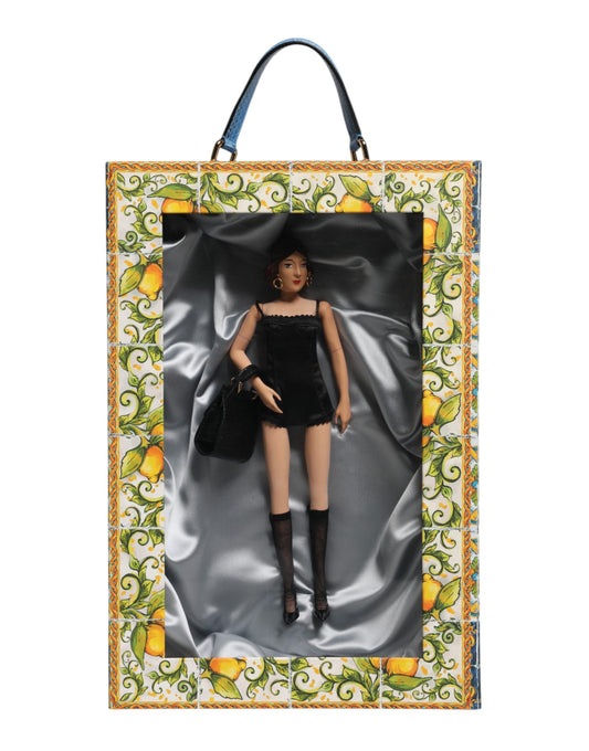 Black Dress Ceramic Porcelain Fashion Leather Sicily Dolls
