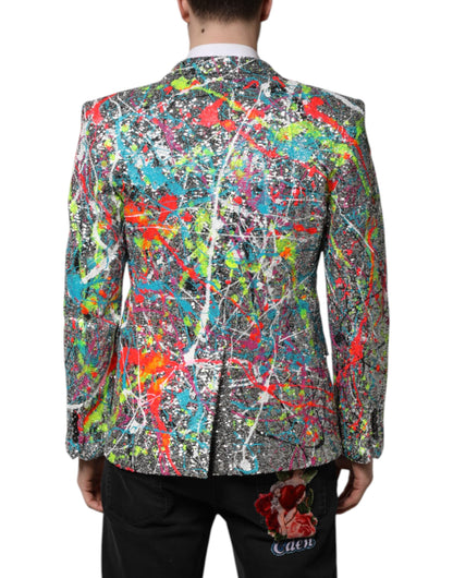 Multicolor Sequined SICILIA Coat Blazer