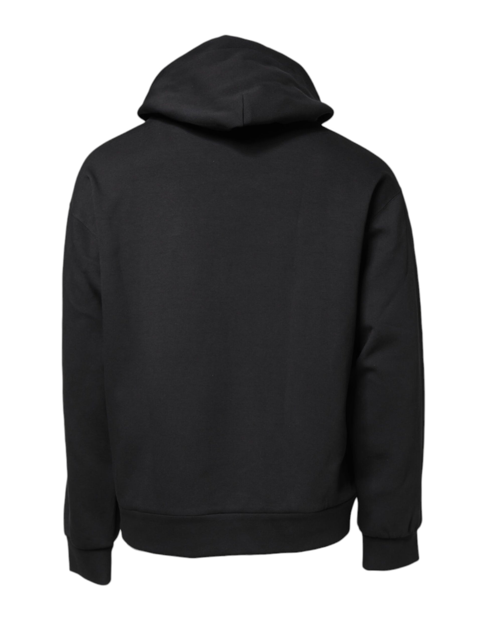Black Bee Crown Embroidery Hooded Sweater