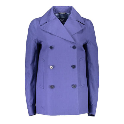Blue Cotton Jackets & Coat