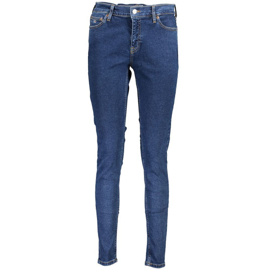 Blue Cotton Jeans & Pant