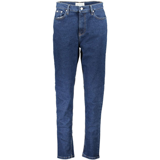 Blue Cotton Jeans & Pant