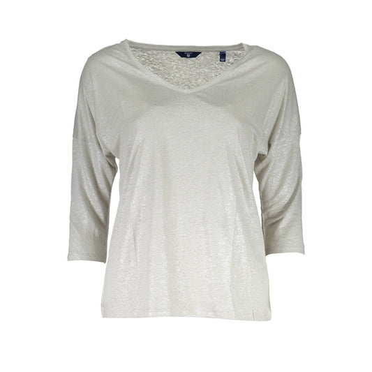 Gray Linen Sweater