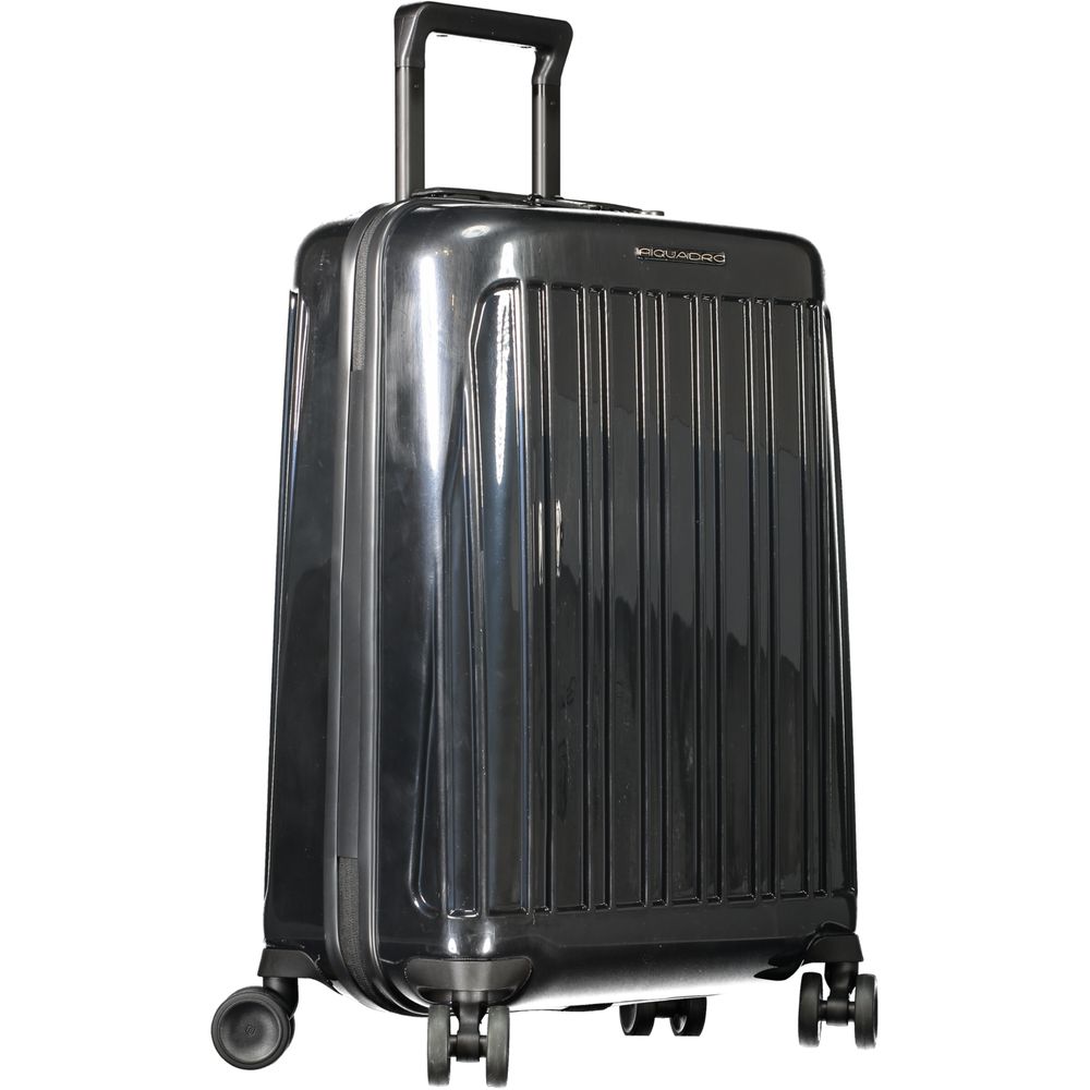 Black Polycarbonate Men Luggage