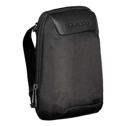 Black Recycled Polyethylene Men Shoulder Bag