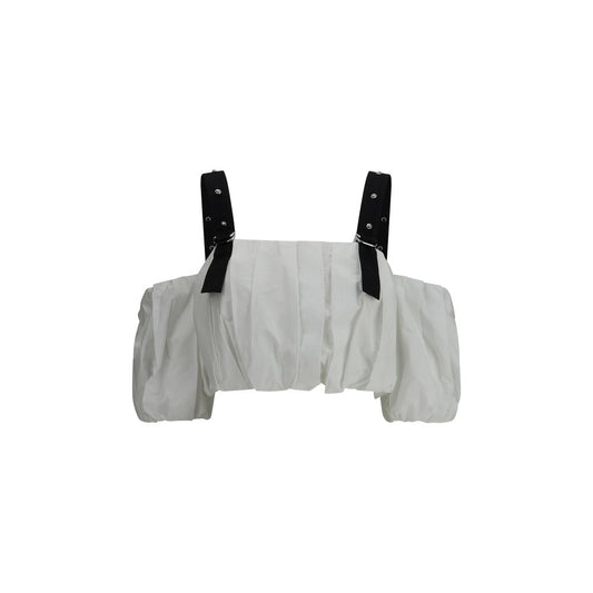 Balloon sleeves crop Top