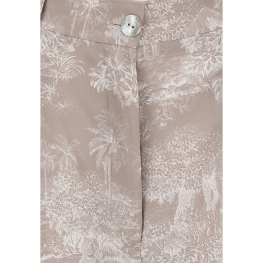 Toile de Jouy pattern Pants