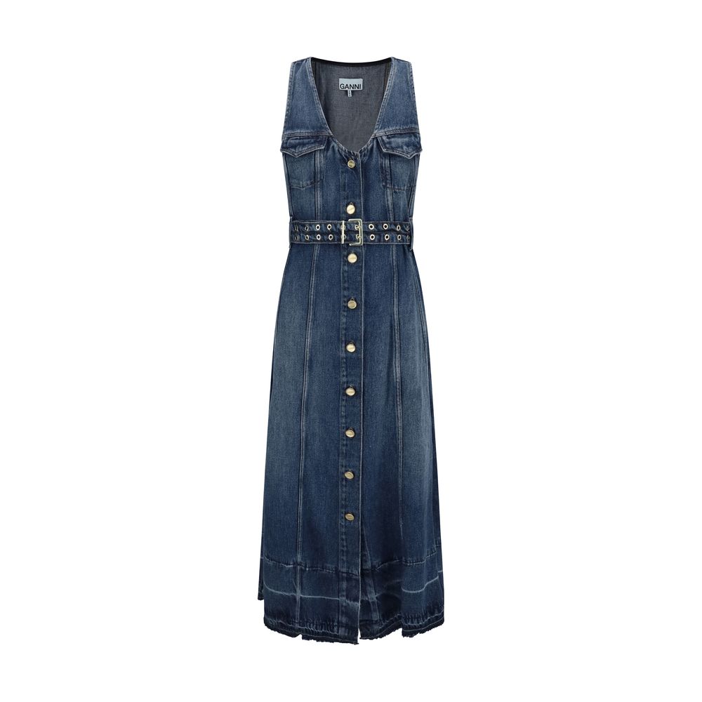 Denim midi Dress