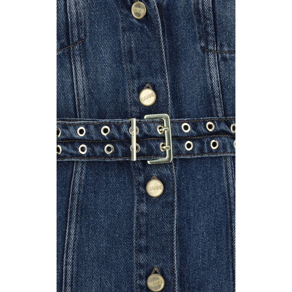 Denim midi Dress