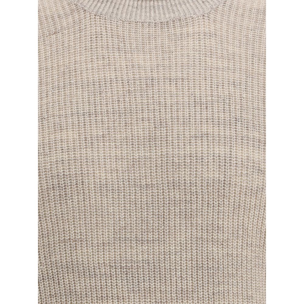 Cotton and linen knit T-Shirt