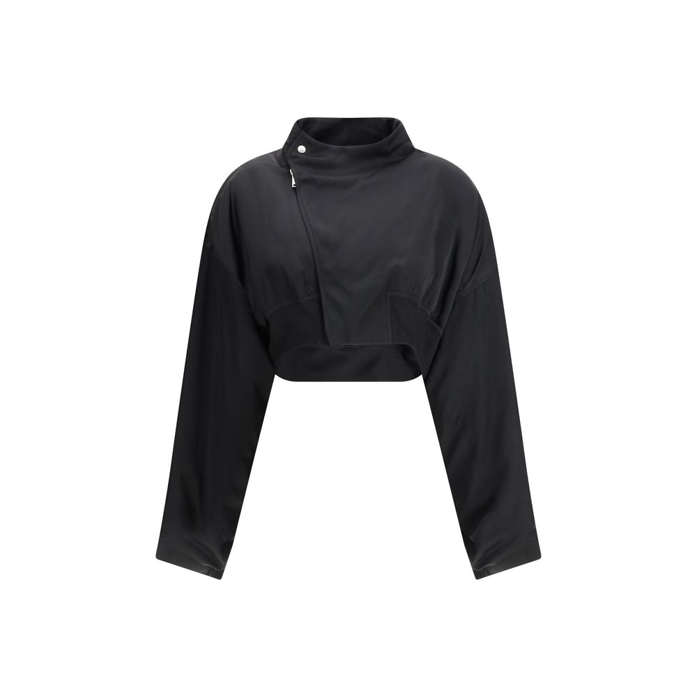 Cropped Bomber Jacket