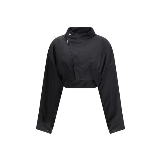 Cropped Bomber Jacket
