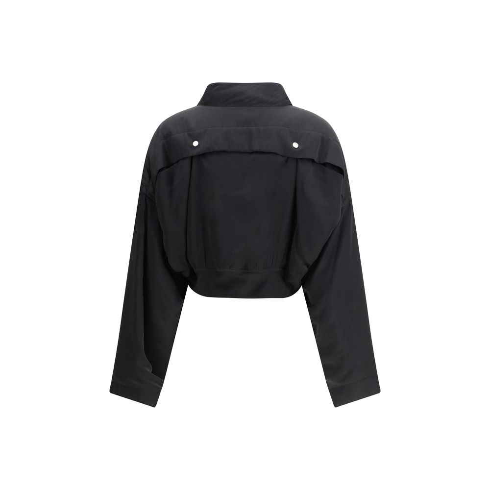 Cropped Bomber Jacket