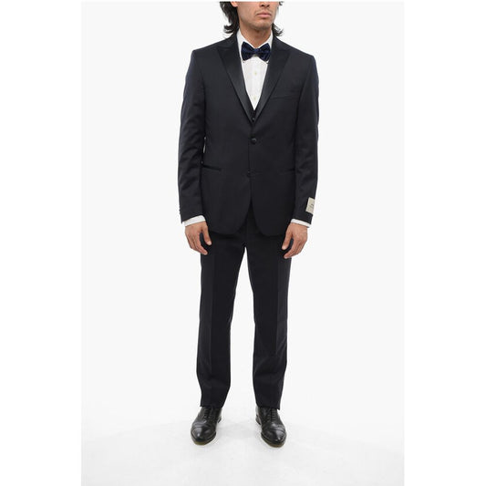 Blue Wool Suits &Amp; Blazer