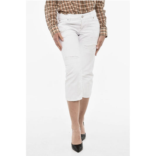 White Cotton Jeans Denim