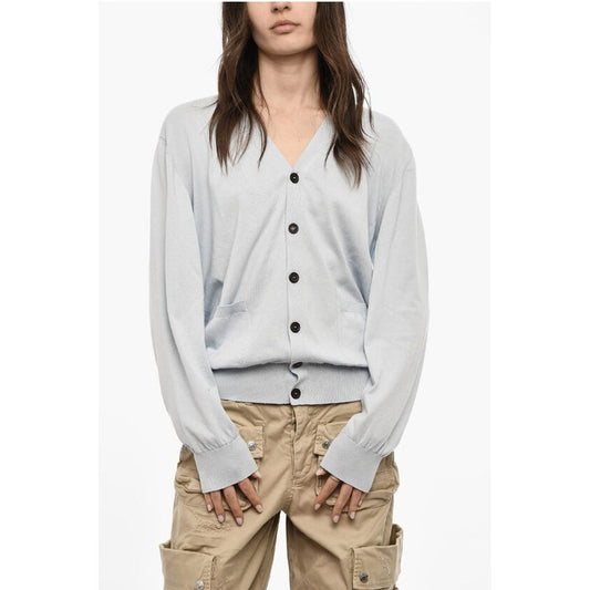 Light Blue Cotton Sweater
