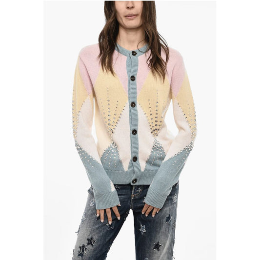 Multicolor Wool Cardigan