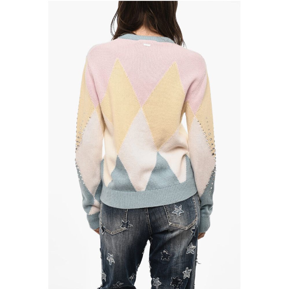 Multicolor Wool Cardigan