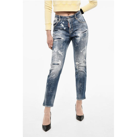 Blue Cotton Jeans Denim