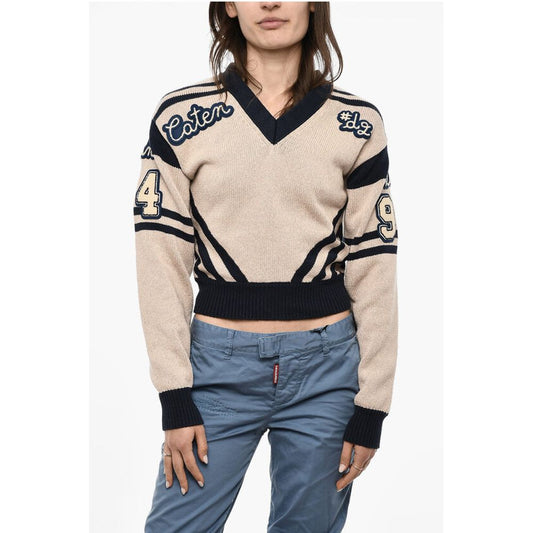 Beige Cotton Sweater