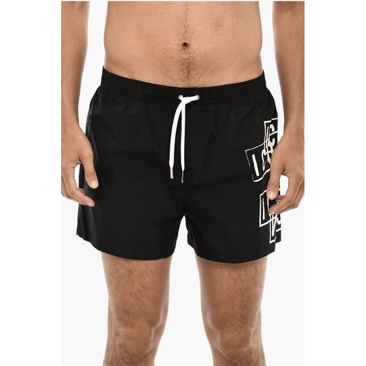 Black Nylon Swimwear