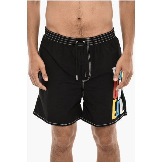 Black Nylon Swimwear