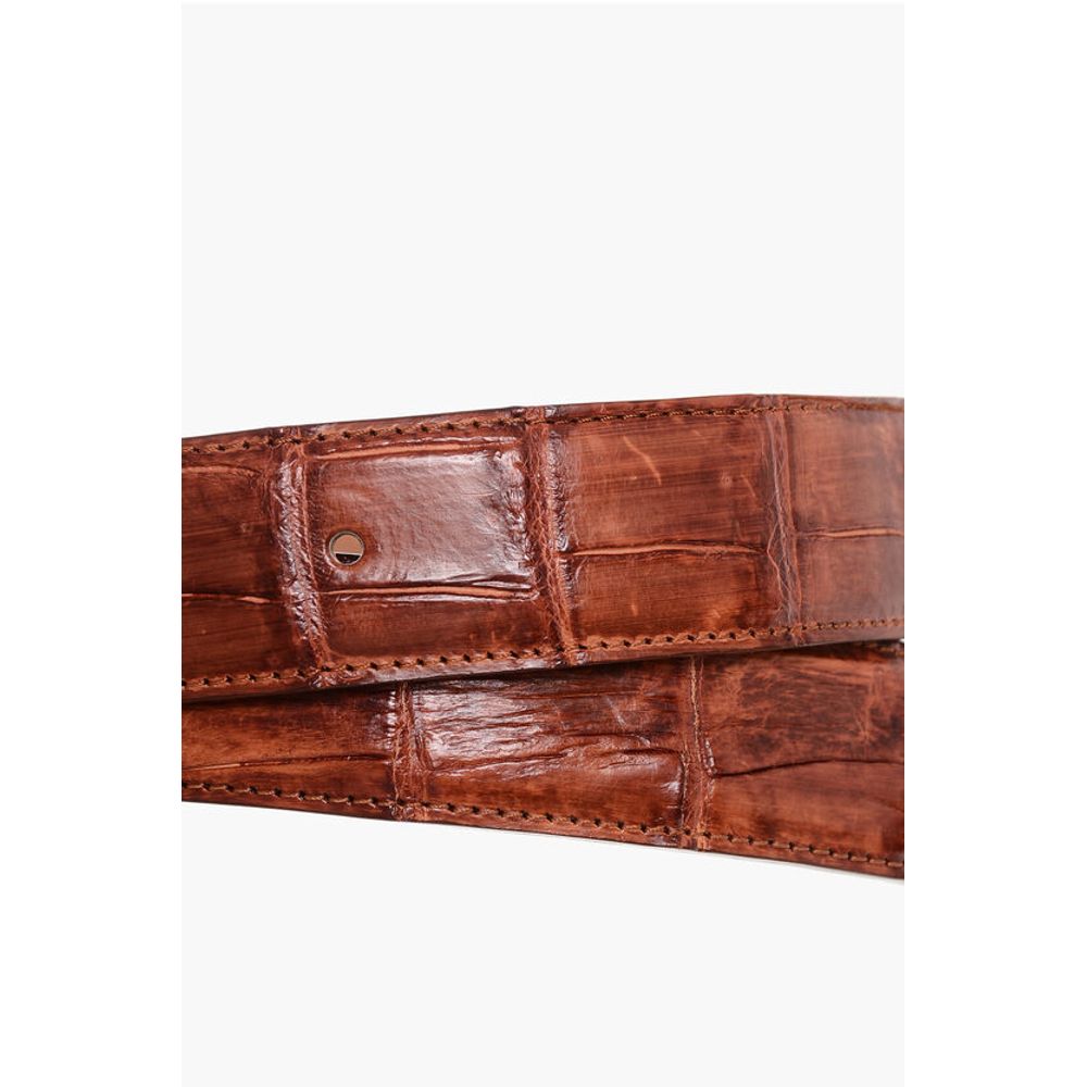 Red Crocodile Belt