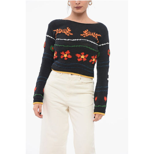 Black Cotton Sweater