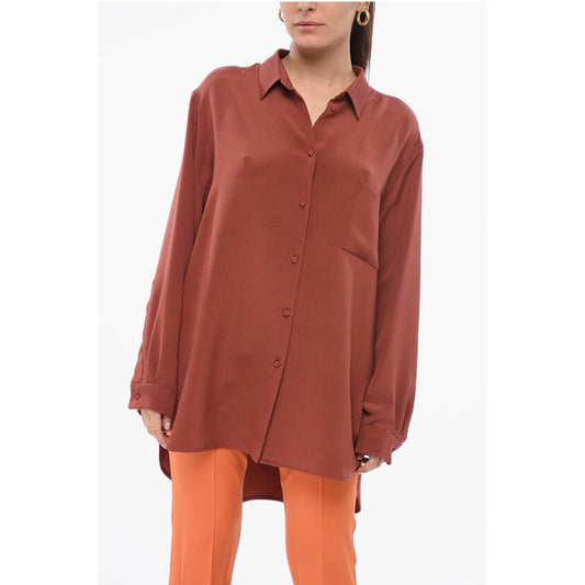 Red Silk Shirt