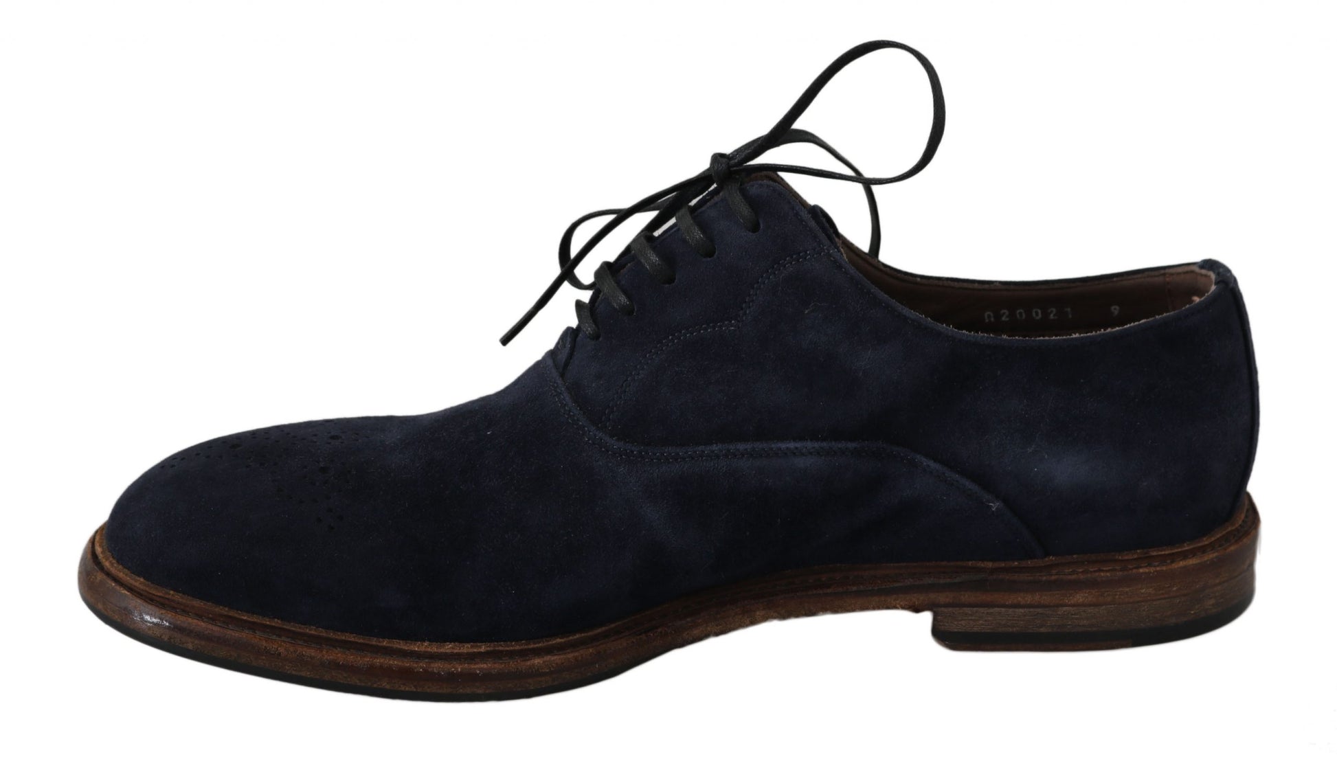 Elegant Blue Derby Dress Shoes