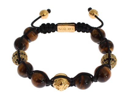 Chic Multicolor CZ & Tigers Eye Bracelet