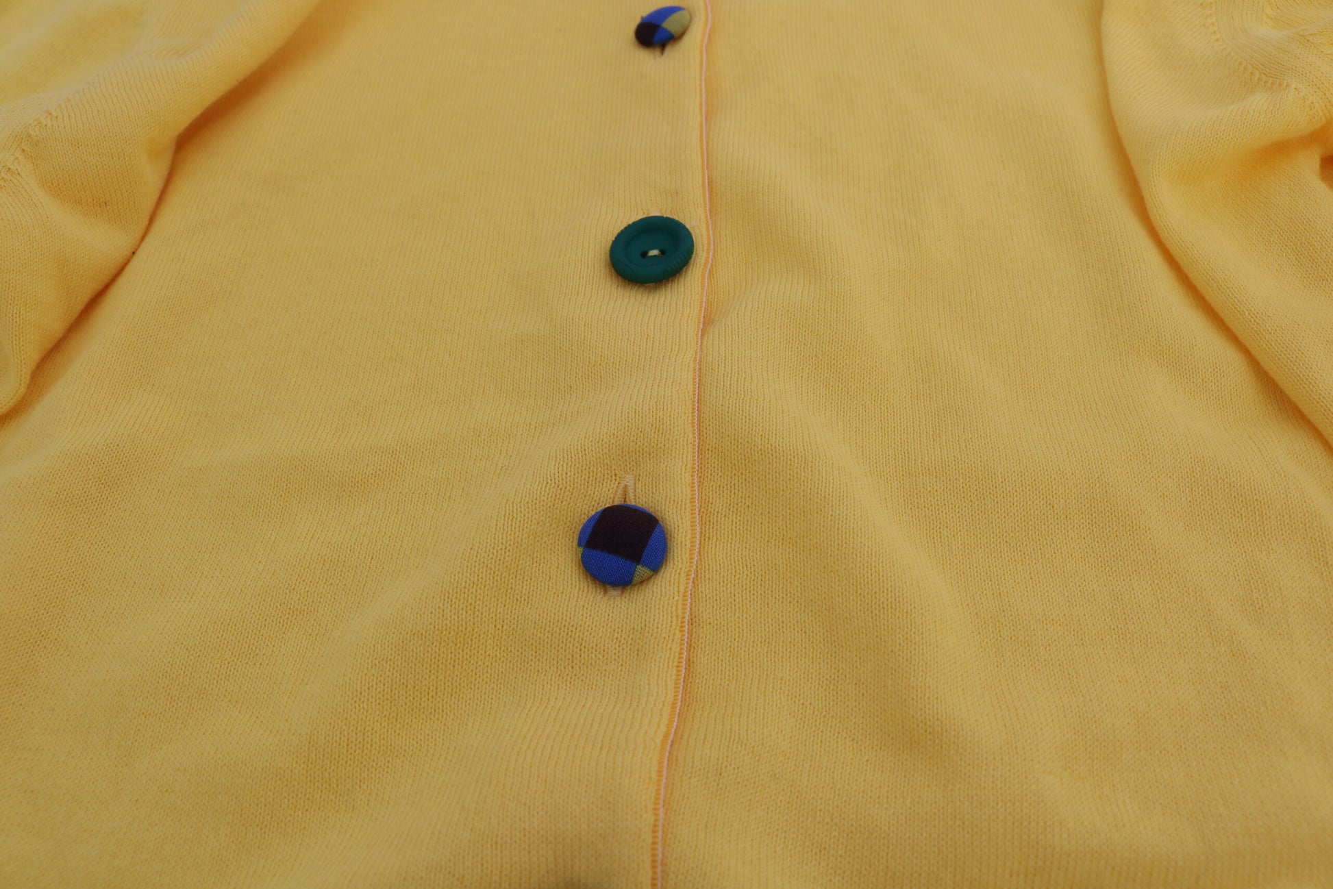 Radiant Yellow Cotton Sweater