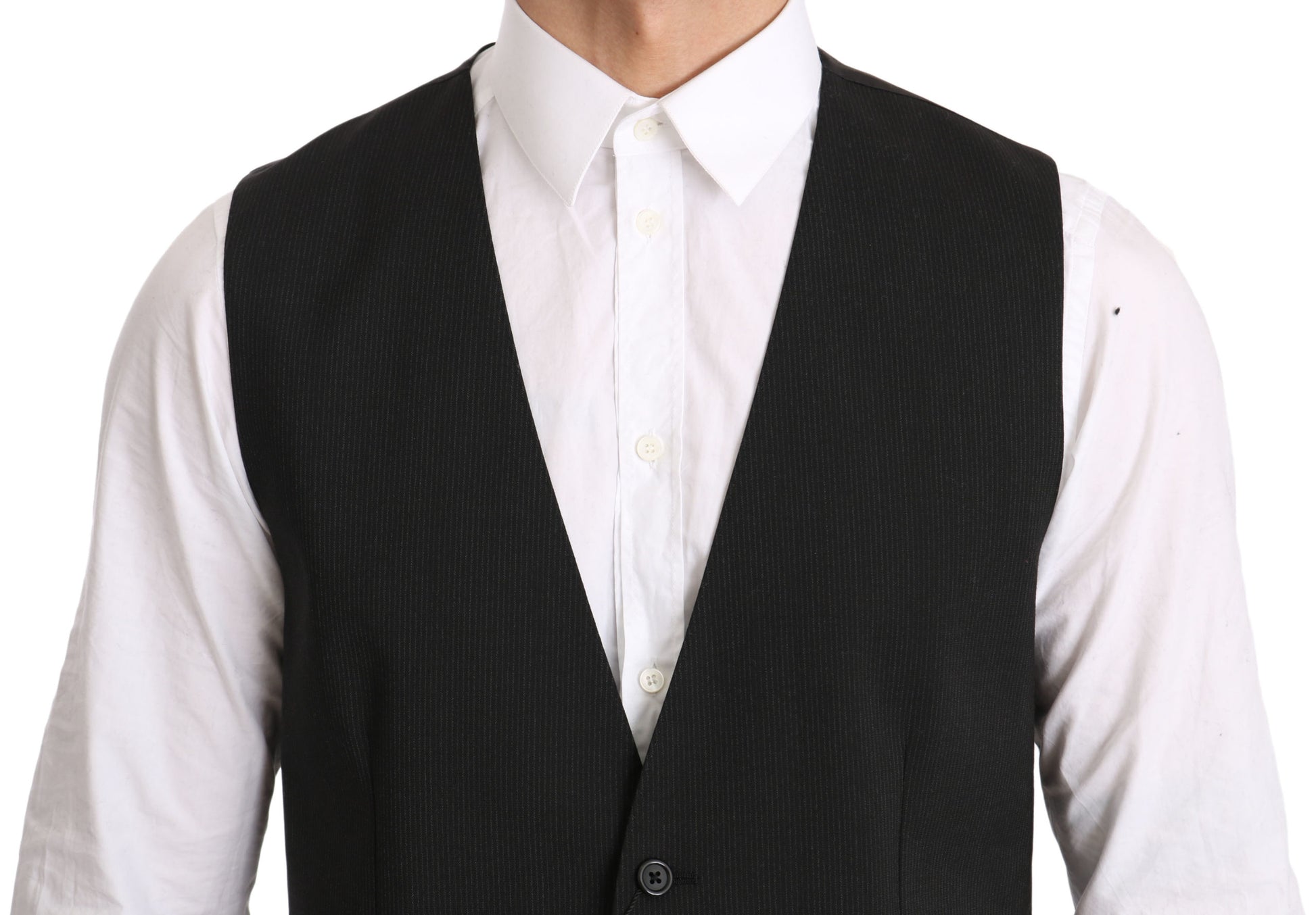 Elegant Gray Formal Vest - Regular Fit