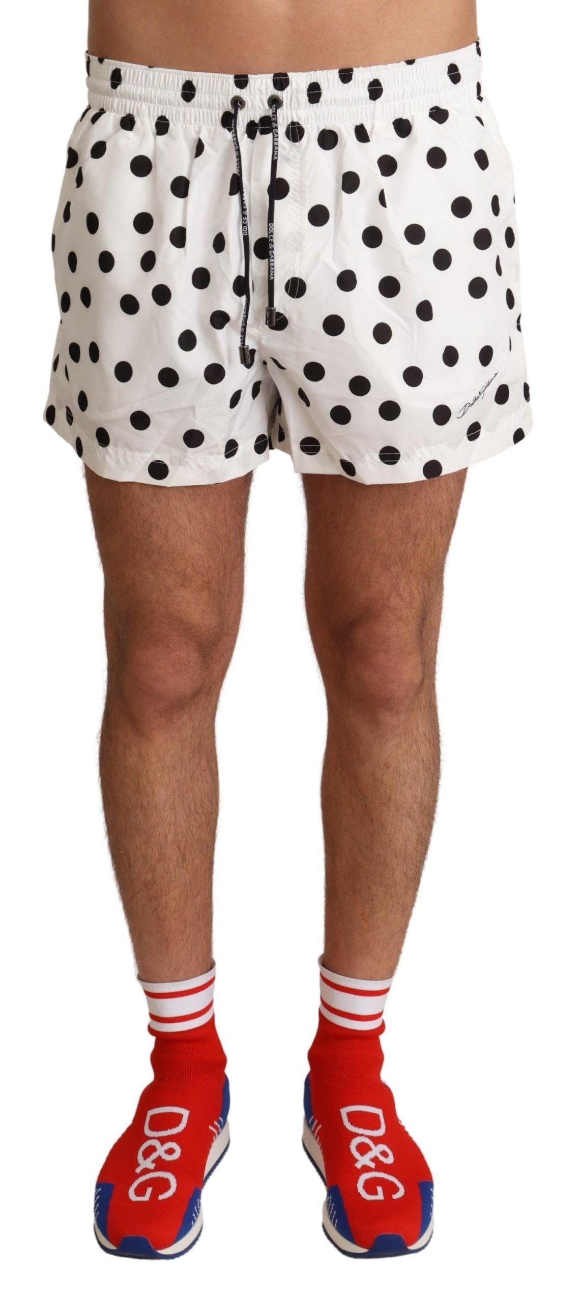 Polka Dotted Men's Swim Shorts