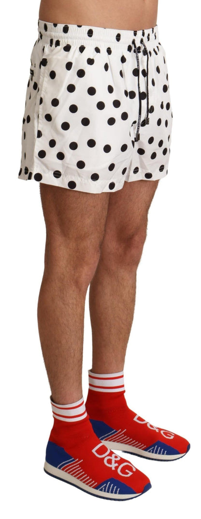 Polka Dotted Men's Swim Shorts