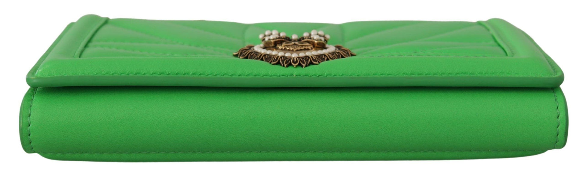 Elegant Leather iPhone Wallet Case with Chain
