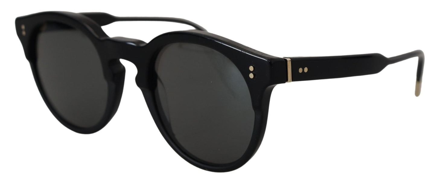 Elegant Black Acetate Women's Sunglasses