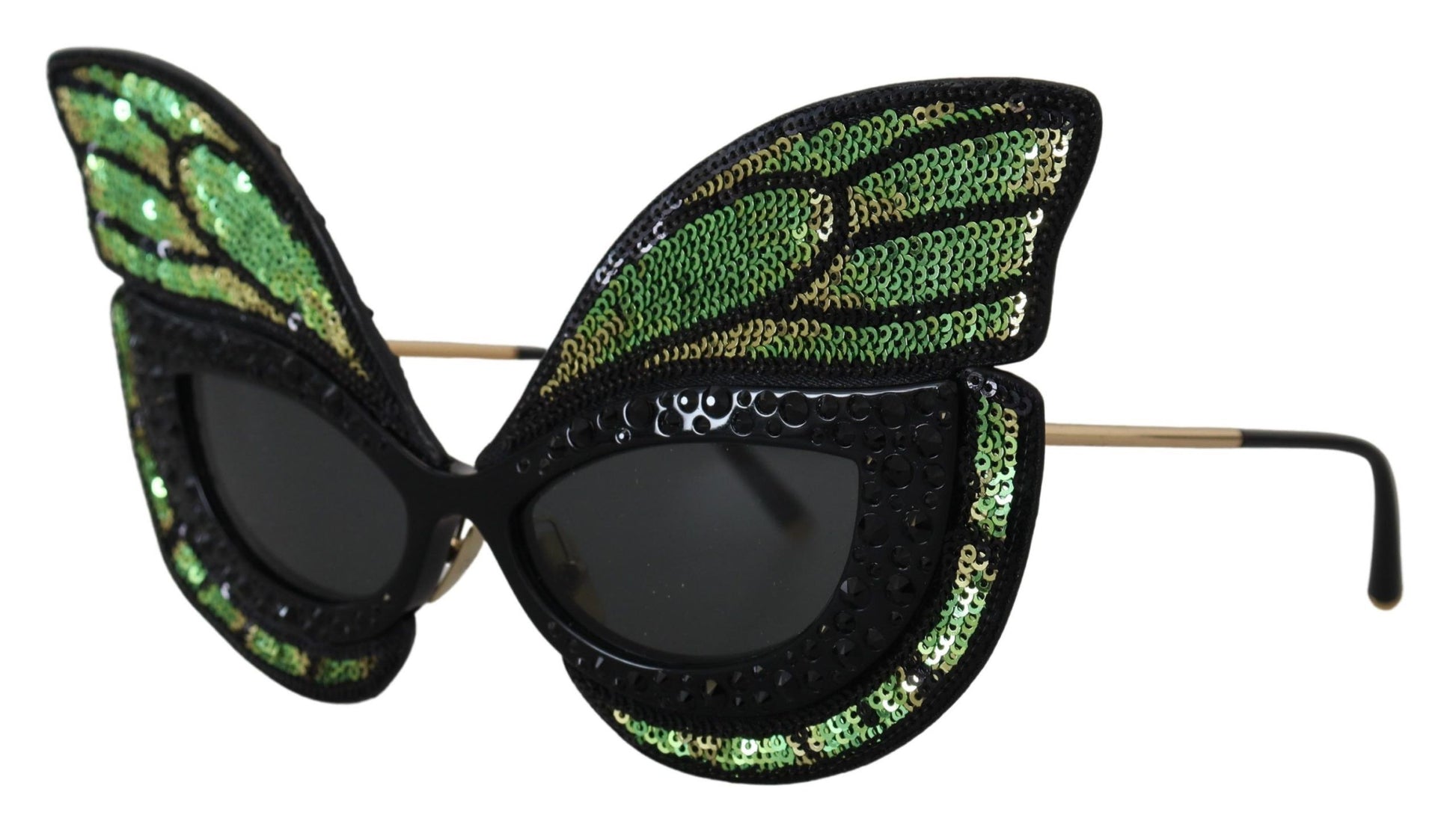 Exquisite Sequined Butterfly Sunglasses