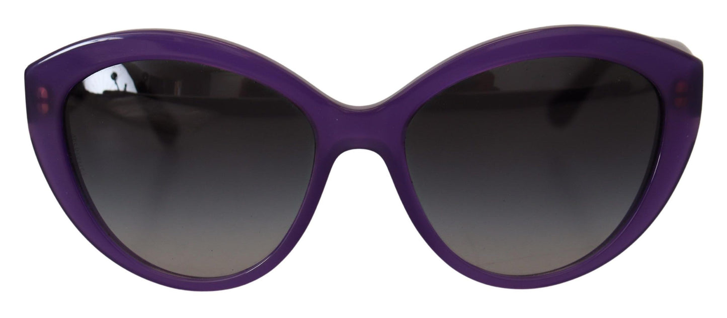 Chic Purple Cat-Eye Designer Sunglasses