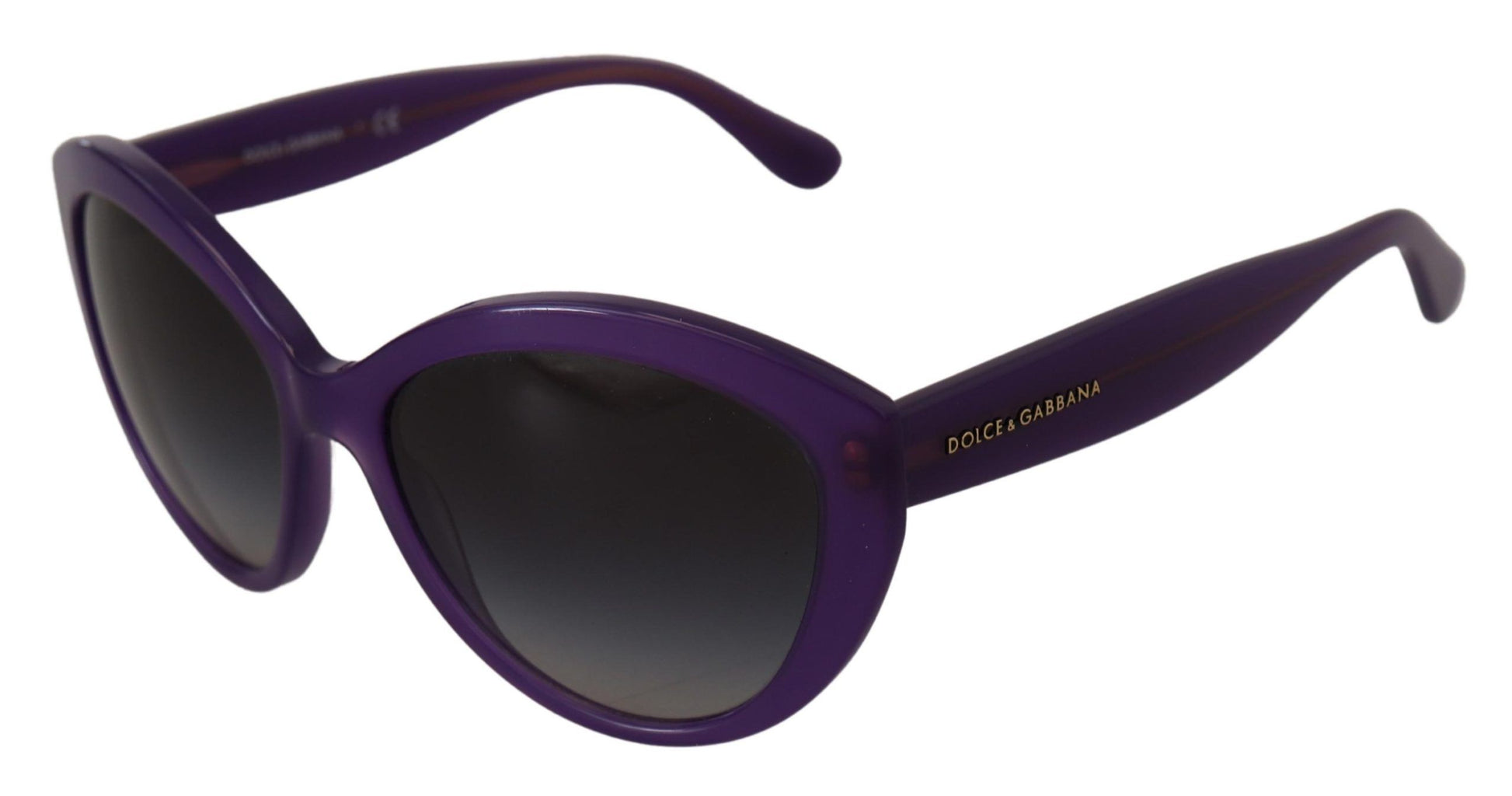 Chic Purple Cat-Eye Designer Sunglasses