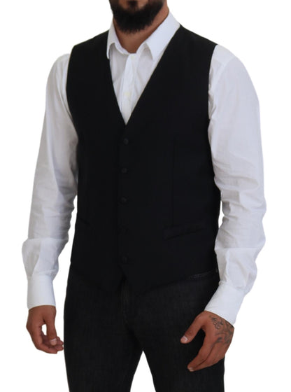 Elegant Single Breasted Formal Vest