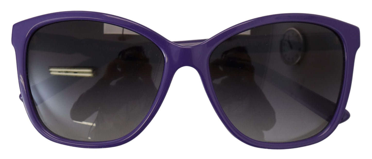 Elegant Violet Round Sunglasses for Women