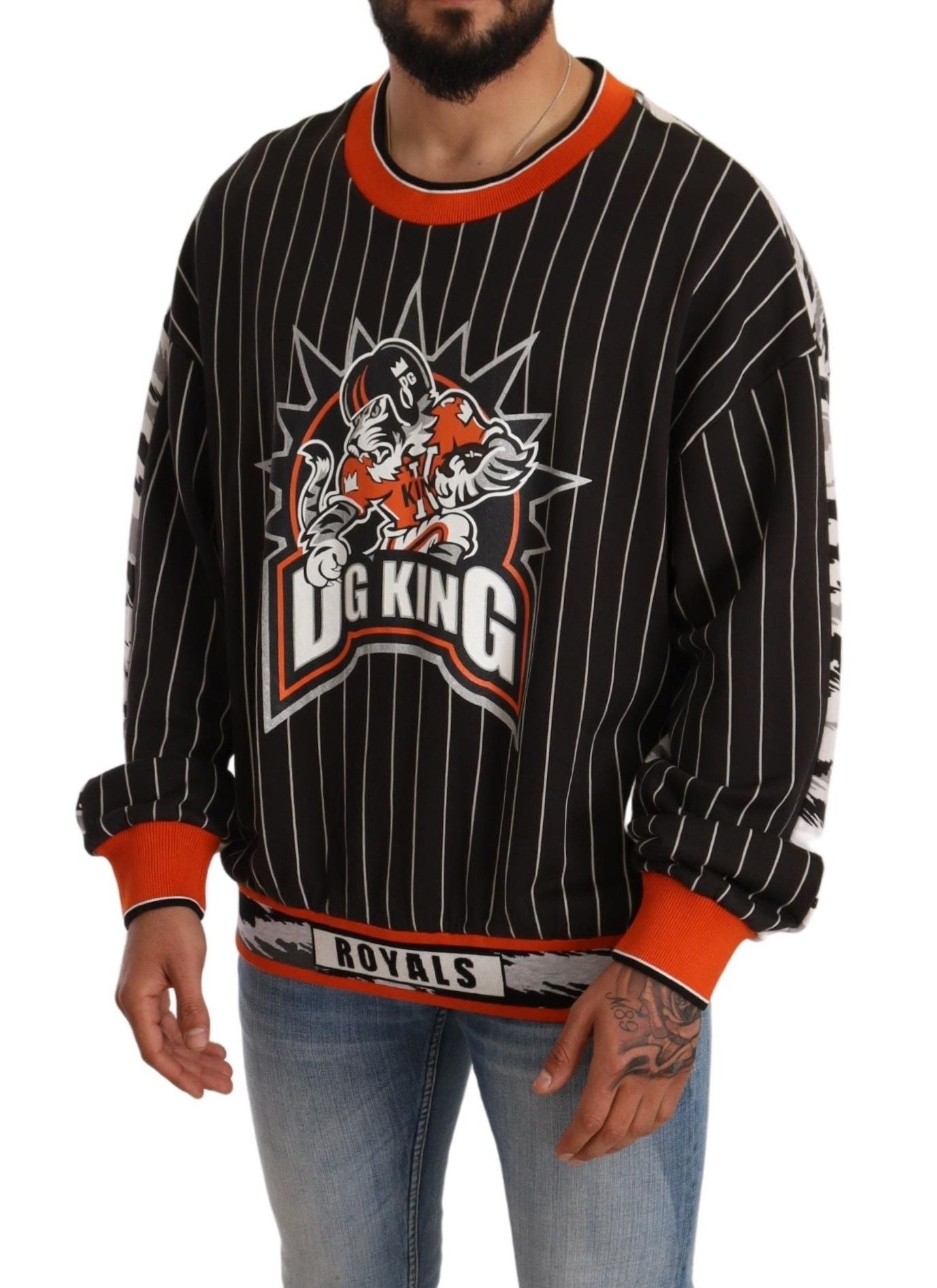 Exclusive Black Striped DG KING Sweater