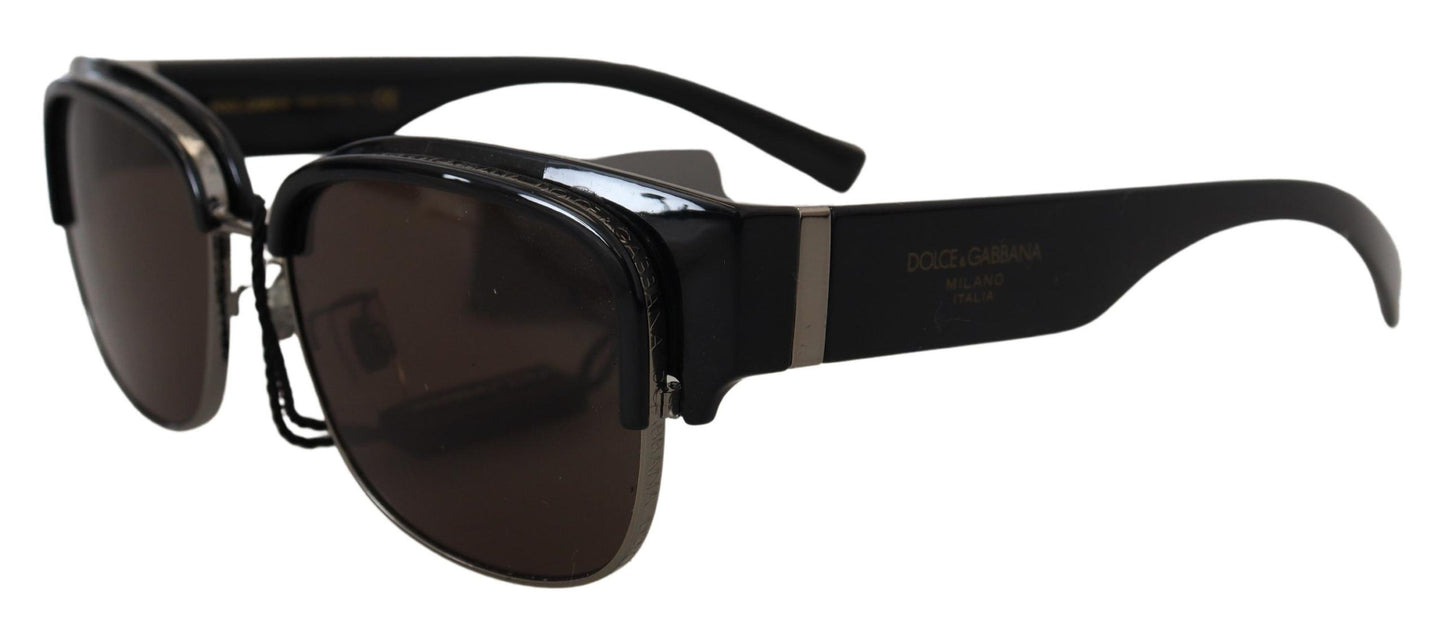 Elegant Square Black Sunglasses for Women