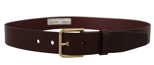 Chic Brown Leather Belt – Timeless Elegance