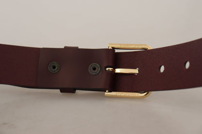Chic Brown Leather Belt – Timeless Elegance