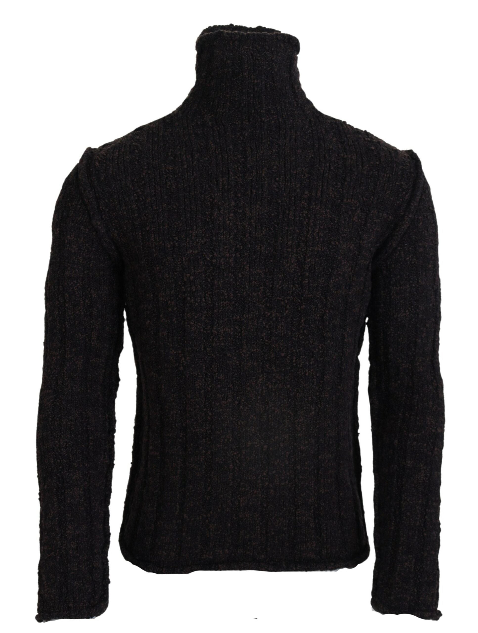 Elegant Turtleneck Wool-Blend Sweater