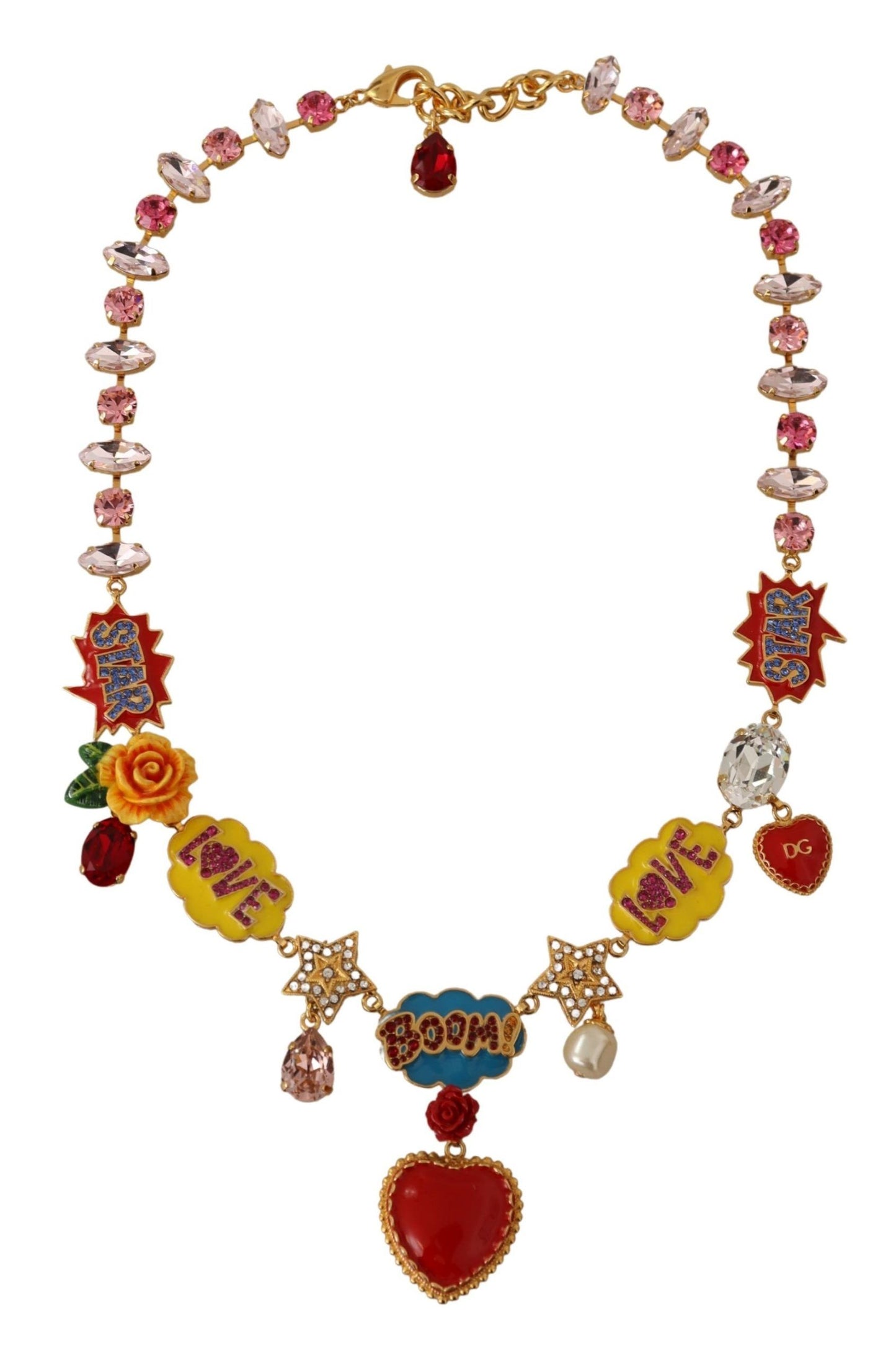 Chic Fumetti Cartoons Statement Necklace