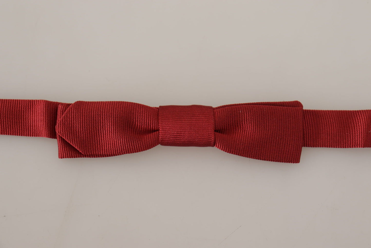 Elegant Red Silk Bow Tie